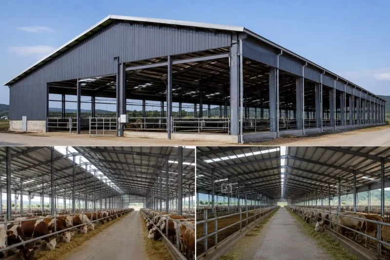 Pourquoi de plus en plus d’investisseurs choisissent-ils la construction d’une ferme bovine à ossature d’acier ?