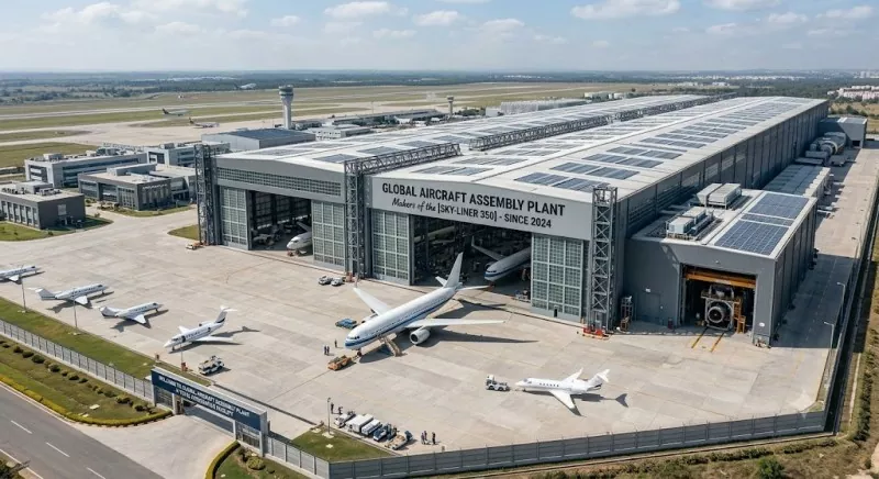 Comment la construction d'un atelier de fabrication d'avions à structure métallique peut-elle réduire sa consommation d'énergie opérationnelle ?