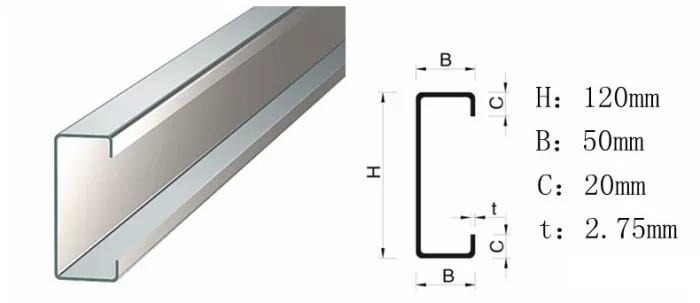 Dans la construction d'un entrepôt en acier à ossature de portail, l'acier en forme de C ou l'acier en forme de Z doivent-ils être utilisés comme pannes ?