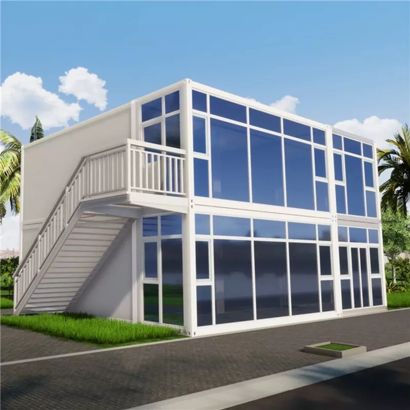 Maison préfabriquée en acier intégrée assemblée