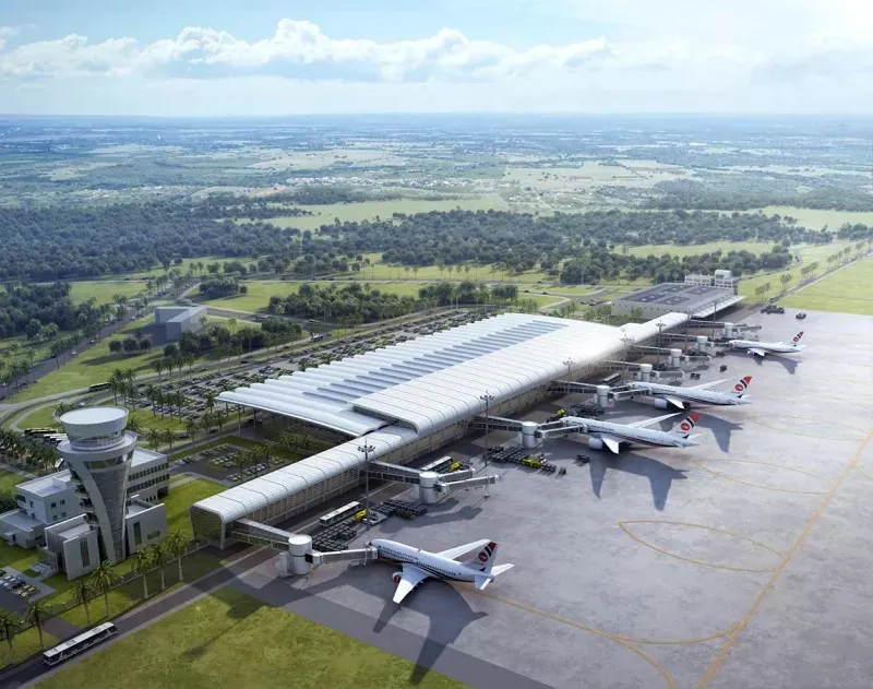 Terminal modulaire économique à structure métallique