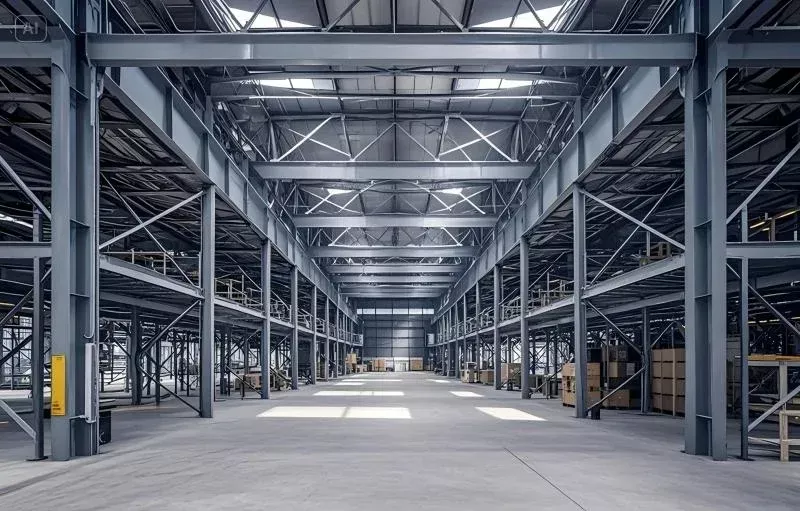 Entrepôt de structure en acier lourd