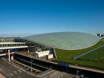 Bâtiment à structure métallique d'aéroport de grande hauteur