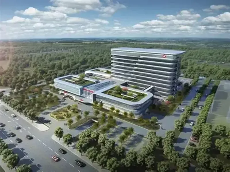 Hôpital général à structure métallique de grande hauteur