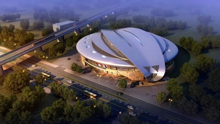 Stade léger en acier de forme spéciale