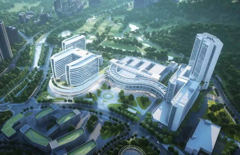 Construction en acier du centre d'imagerie médicale