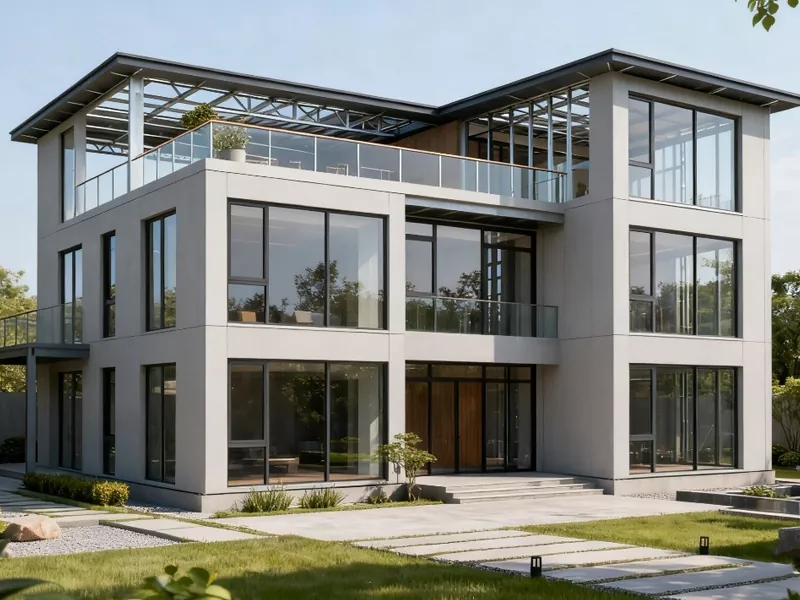 Maison à structure métallique légère à plusieurs étages