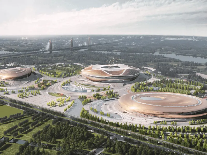 Stade multifonctionnel à structure métallique