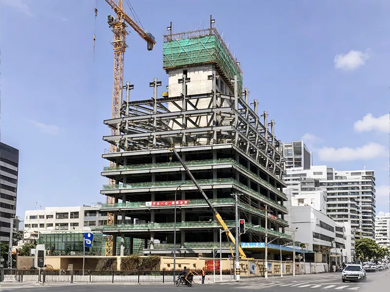 Hall préfabriqué à structure en acier