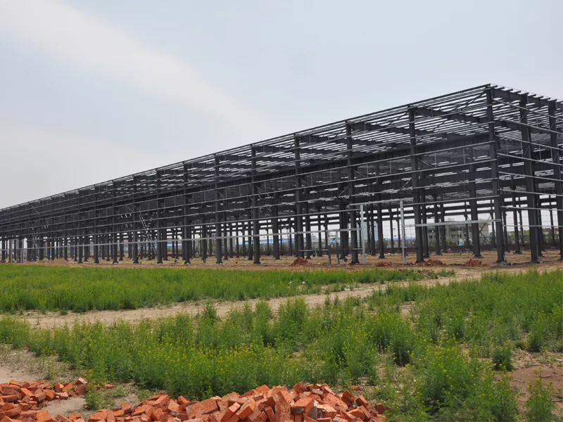 Bâtiment d'entrepôt métallique en acier préfabriqué