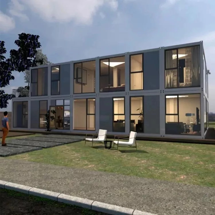 Conteneur préfabriqué Maison en acier intégrée