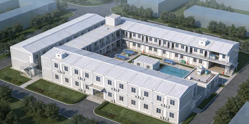 Hôpital infectieux d'urgence préfabriqué