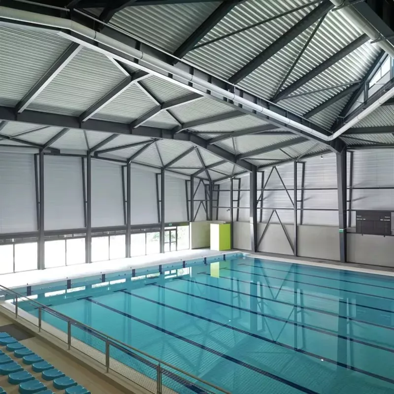 Salle de sport préfabriquée en acier rapide