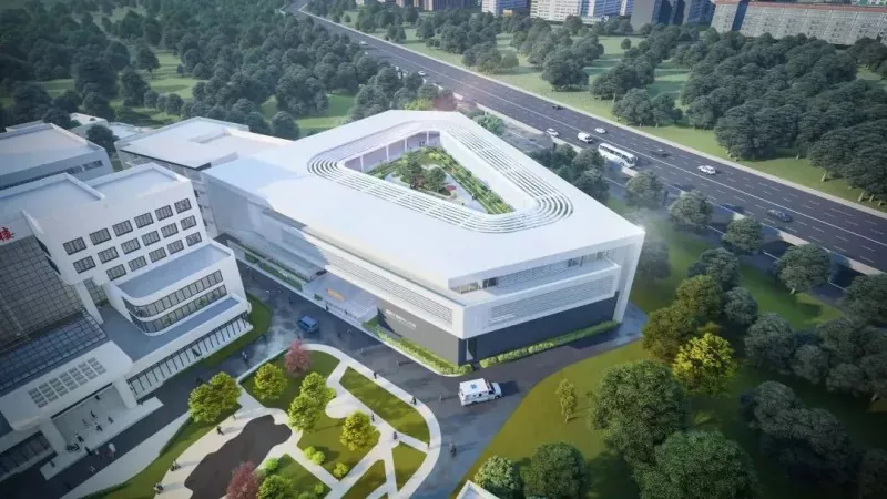 Bâtiment en acier préfabriqué pour centre médical