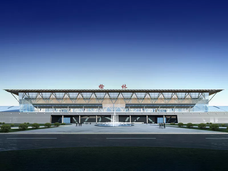 Terminaux d'aéroport en acier préfabriqués