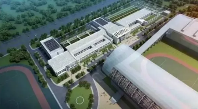 Construction en acier du centre sportif de tir