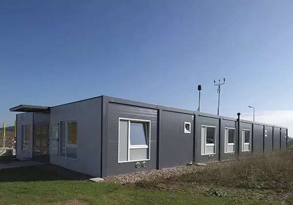 Bureau de conteneurs en acier préfabriqués empilables