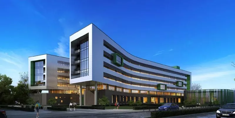 Bâtiment d'enseignement à ossature d'acier