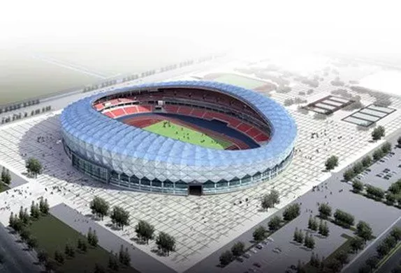 Architecture métallique du terrain de football en acier