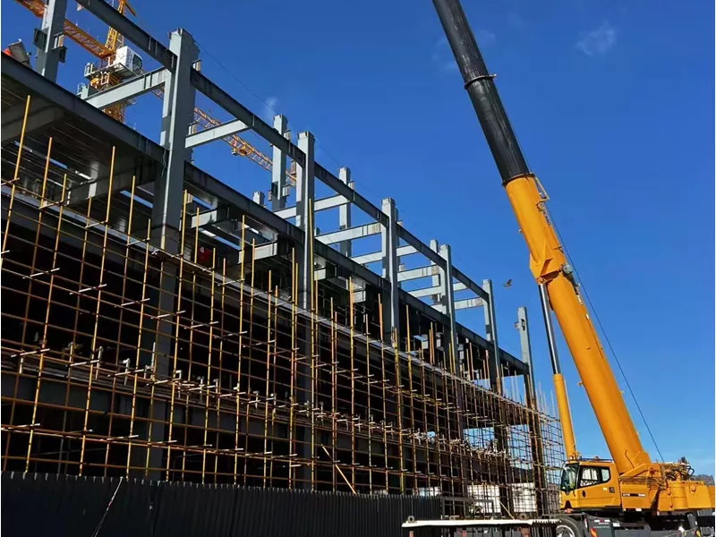 Bâtiment à structure métallique pour hôpital