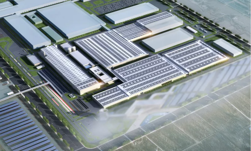 Entrepôt de stockage de charbon à structure métallique