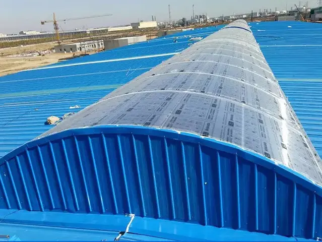 Bâtiment du système de ventilation en acier